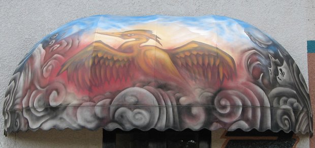Phoenix Pub awning by 
Peter Allen