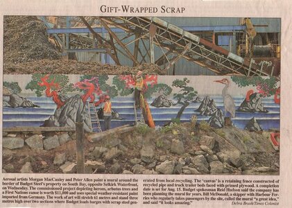 Pacific Steel "in progress" by 
Peter Allen