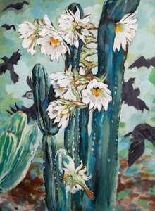 Cactus Crows by 
Laura Bonnie