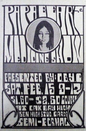 Oak Bay Youth Council presents: Papa Bears Medicine Show @ Dave Dunnet Theatre  Feb 15 1969 - Jun 16th @ Dave Dunnet Theatre 