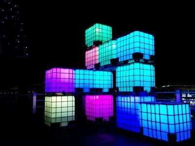 Think Cubes NYE 2017 by 
Monkey C Interactive, Interarts