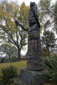Kwakiutl Totem Pole by 
James Dick