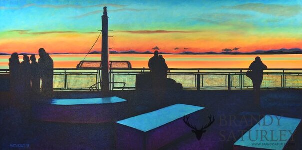 A Sunset Between Us by 
Brandy Saturley