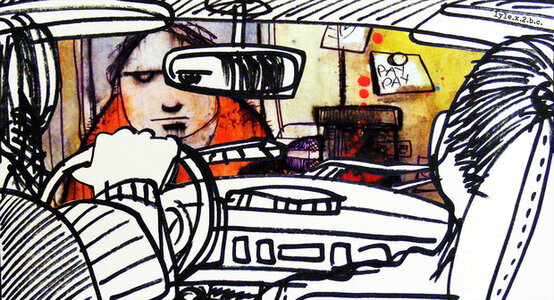 meanwhile at the drive in by 
Lyle Schultz