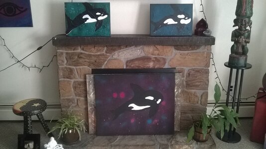 Abstract Orca Collection by 
Dana Burback