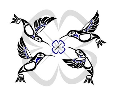 The Dance of Hummingbirds by 
Lon French