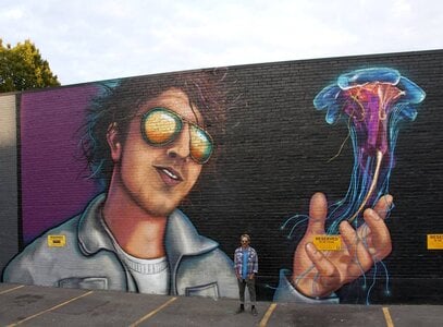 Daniel Kingsbury Mural II by 
Ian George