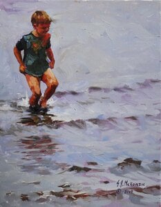 Boy on the Beach by 
German McKenzie