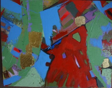 Abstract in Red by 
sheila watson