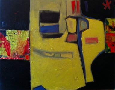 Black abstract by 
sheila watson