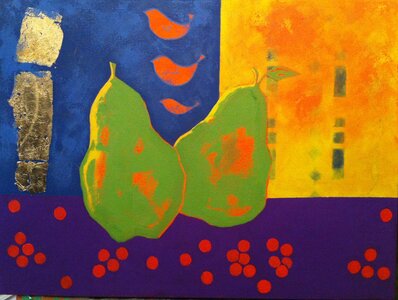 3 Birds 2 pears by 
sheila watson