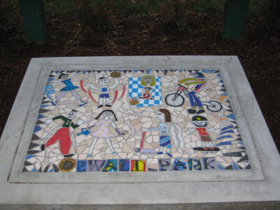 Oswald Park Mosaic by 
Sandra Millott