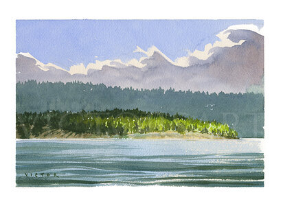 SE Wallace Island by 
Victor E. Crapnell
