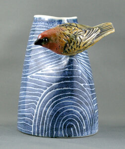 Bird Nest Vase by 
Cindy Gibson