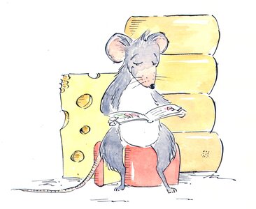 Reading Mouse (Canadian Reading Animals series) by 
Val Lawton