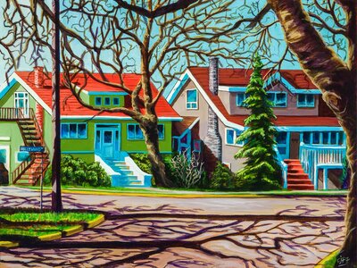 Winter on Hollywood Crescent by 
Cory Scott