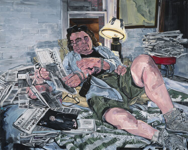 Reclining Man by 
Mitchell Villa