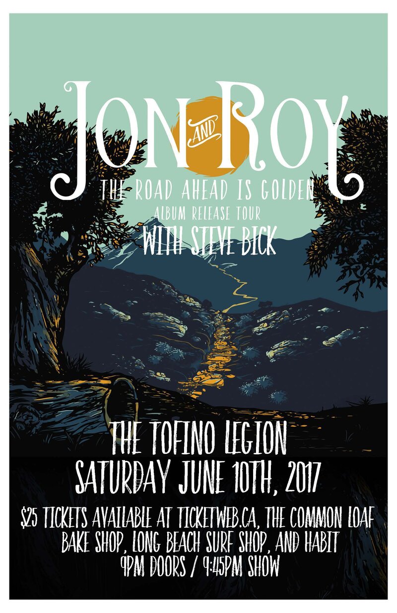 Jon and Roy, Steve Bick @ Tofino Legion - Jun 10, 2017