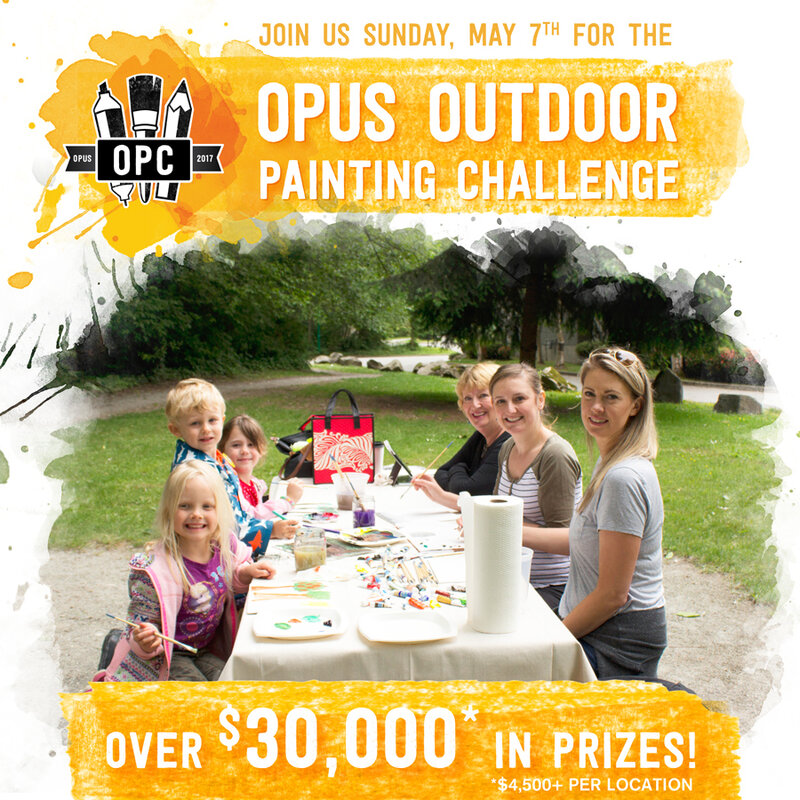 Opus Outdoor Painting Challenge @ Centennial Square May 7 2017 - May 7th @ Centennial Square