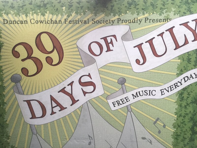 39 Days of July: Daniel Cook & The Radiators @ Downtown Duncan at 7:00 p.m. - Aug 01, 2021
