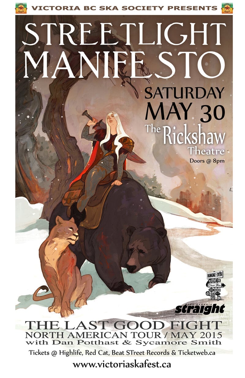 STREETLIGHT MANIFESTO CONFIRMED IN VANCOUVER!  - On the Road to Ska Fest 2015: Streetlight Manifesto, Dan Potthast, Sycamore Smith @ Rickshaw Theatre May 30 2015 - May 6th @ Rickshaw Theatre