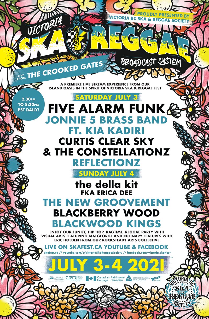 Live from the Crooked Gates!: Five Alarm Funk, Jonnie 5 Brass Band, Kia Kadiri, Curtis Clear Sky and the Constellationz, Reflectionz @ The Crooked Gates Jul 3 2021 - May 6th @ The Crooked Gates