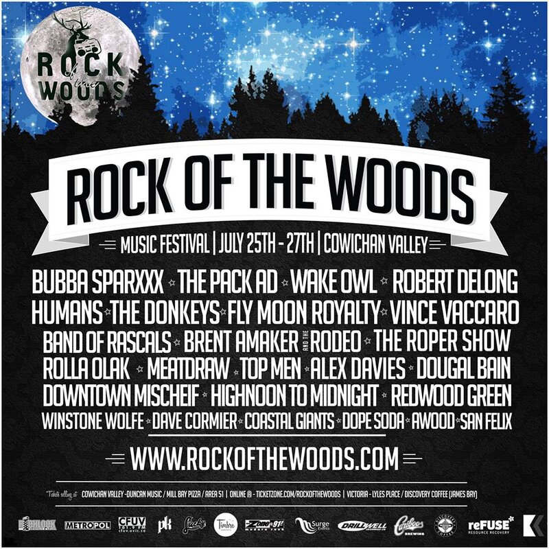 Bubba Sparxxx, Robert Delong, The Pack A.D., Wake Owl, Fly Moon Royalty, Vince Vaccaro, The Roper Show, Humans, Brent Amaker and the Rodeo, Rolla Olak, Redwood Green, Band of Rascals @ 4383 Irvine Road - Rock of the Woods Ranch - Jul 25, 2014