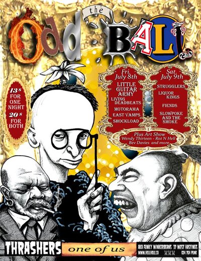 ODDBALL!! DAY 2: Strugglers, Liquor Kings, The Fiends, Shockload @ Funky Winker Beans Jul 9 2011 - May 12th @ Funky Winker Beans