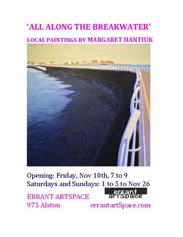 All Along the Breakwater - Local Paintings: Margaret Hantiuk @ Errant ArtSpace Nov 10 2017 - May 6th @ Errant ArtSpace