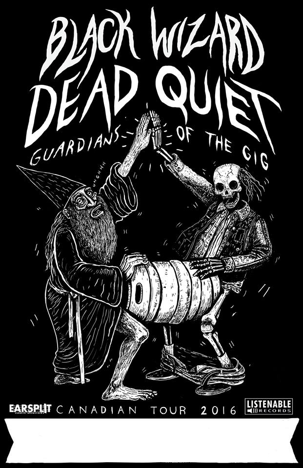CROSS CANADA TOUR KICK OFF SHOW !!: Black Wizard, Dead Quiet, Chunkasaurus, Fantasy Creeps @ Logan's Pub Jun 2 2016 - May 5th @ Logan's Pub