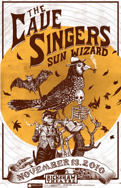 The Cave Singers, Sun Wizard  @ Rickshaw Theatre Nov 13 2010 - May 9th @ Rickshaw Theatre