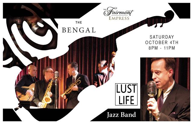 Lust Life Jazz Band Funks up The Bengal Lounge: Lust Life Jazz Band @ The Bengal Lounge Oct 18 2014 - May 9th @ The Bengal Lounge