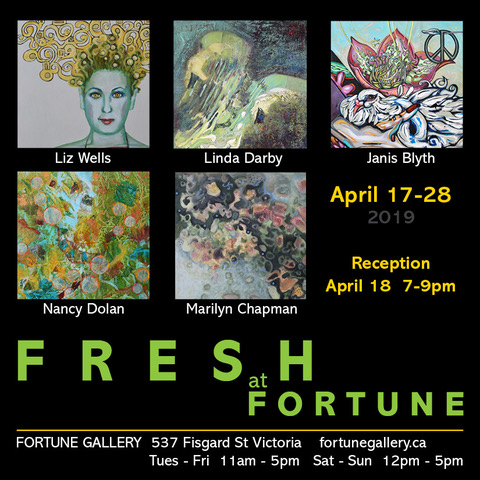 Fresh Art Show: Janis Blyth, Marilyn Chapman, Linda Darby, Nancy Dolan, Liz Wells @ Fortune Gallery Apr 17 2019 - May 5th @ Fortune Gallery