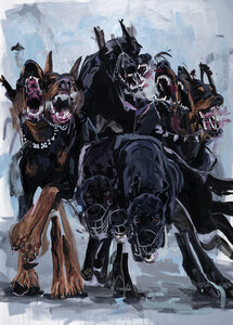 Hell Hounds by 
Mitchell Villa