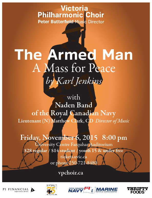 The Armed Man @ The Farquhar at UVic Nov 6 2015 - May 8th @ The Farquhar at UVic