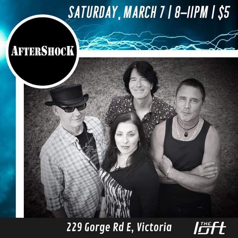 AfterShocK @ The Loft (Victoria) Mar 7 2020 - May 18th @ The Loft (Victoria)