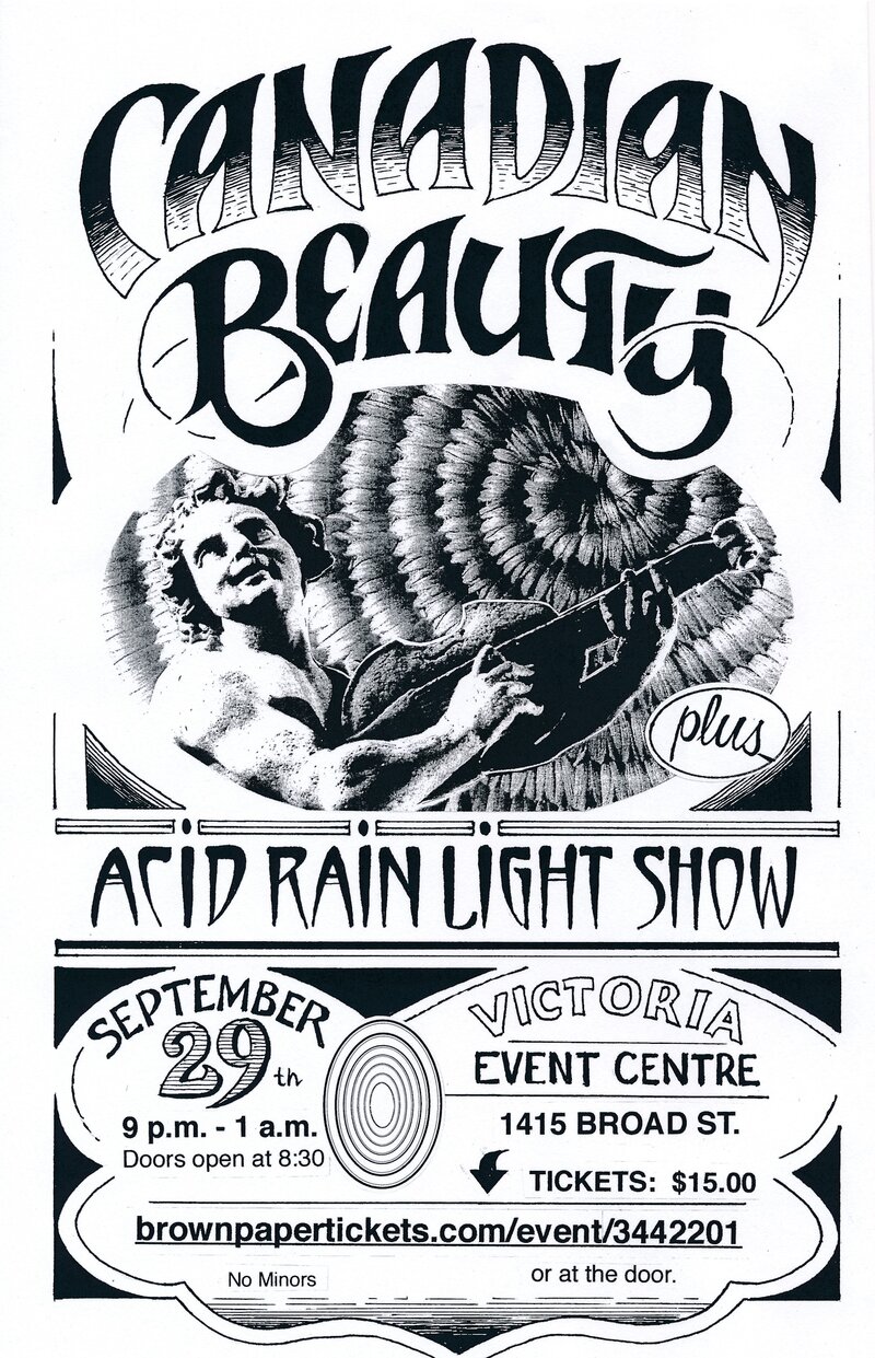 Canadian Beauty plus Acid Rain Light Show: Canadian Beauty (Grateful Dead tribute), Acid Rain Light Show @ Victoria Event Centre Sep 29 2018 - May 13th @ Victoria Event Centre