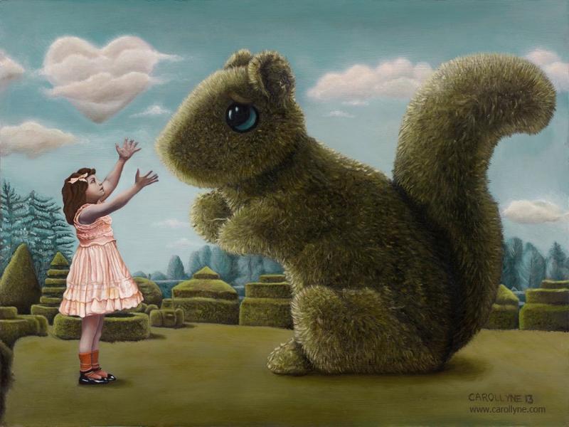 Romancing the Squirrel A Restrospective - Carollyne Yardley @ Victoria Emerging Art Gallery (VEAG) - Feb 22, 2013