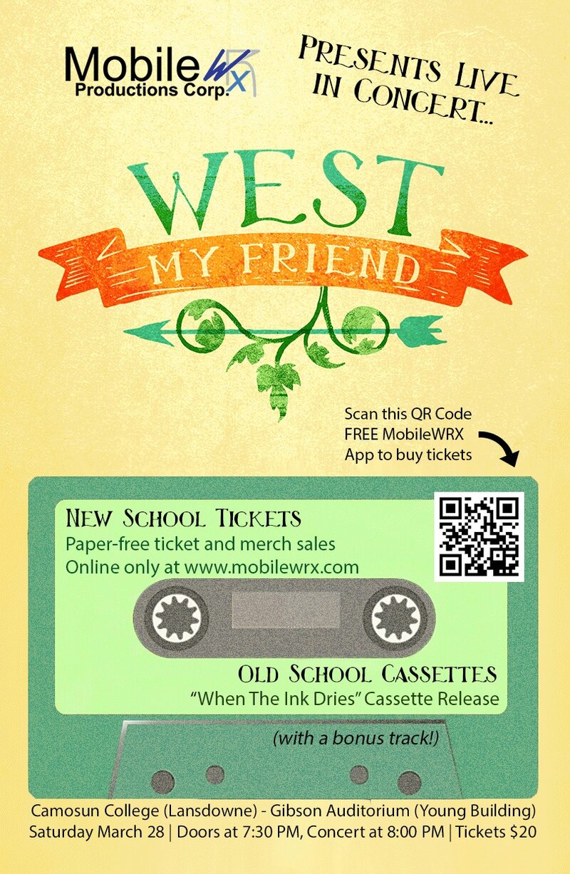 West My Friend @ Camosun College - Gibson Auditorium - Mar 28, 2015