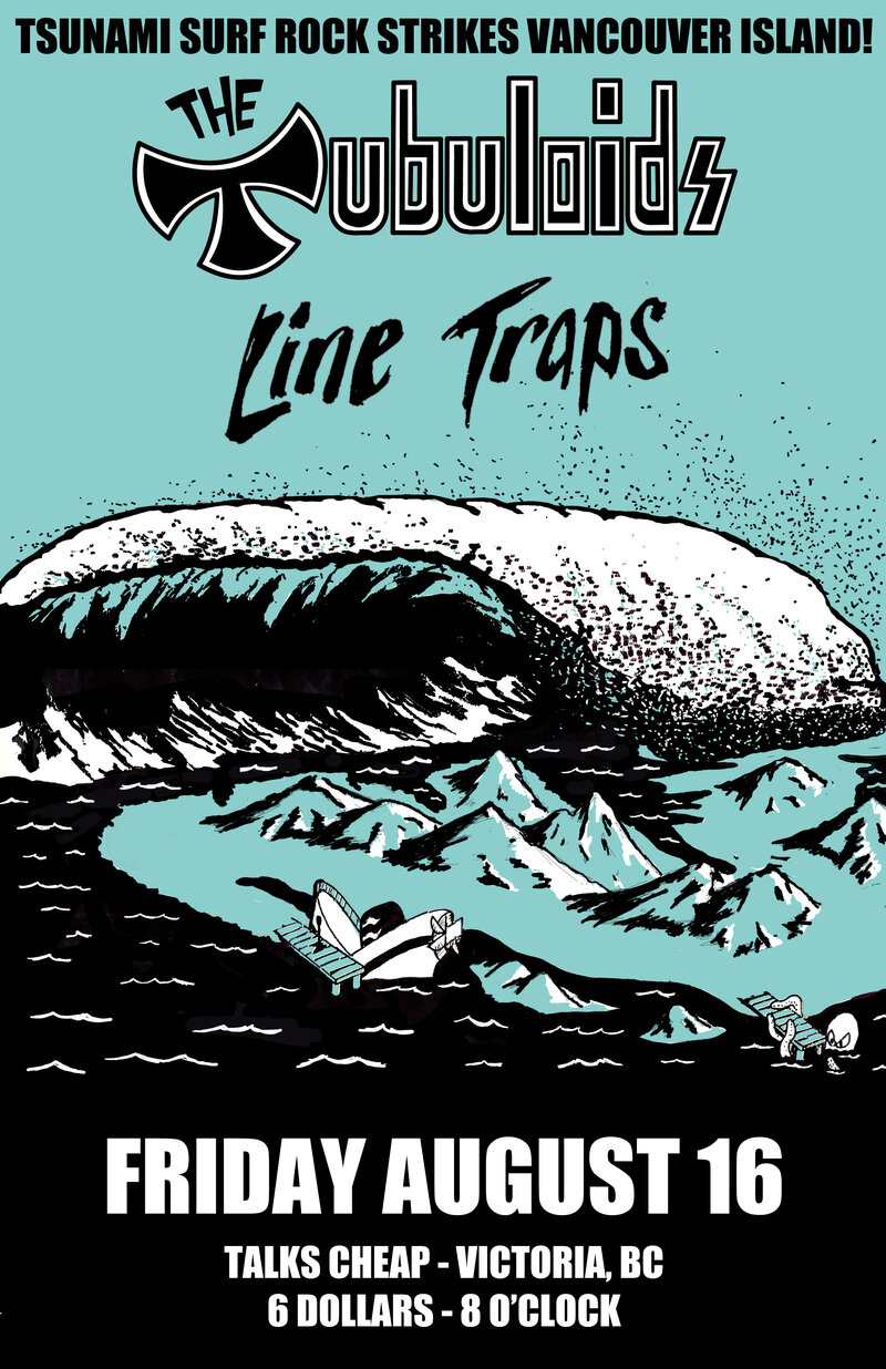 The Tubuloids, LINE TRAPS @ Talk's Cheap Records Aug 16 2013 - Jun 9th @ Talk's Cheap Records