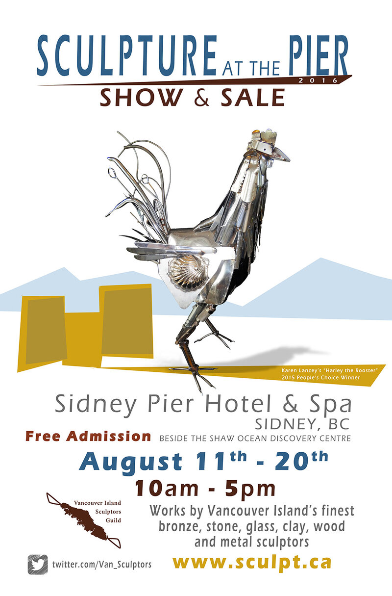 Sculpture at the Pier Show and Sale @ Sidney Pier Hotel and Spa - Aug 11, 2016