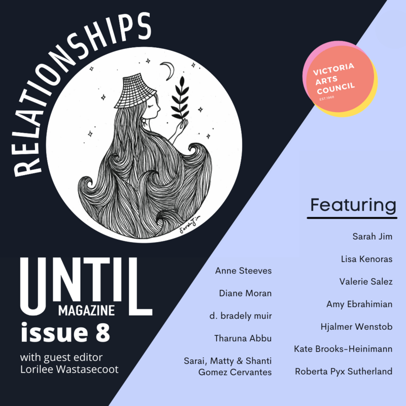 UNTIL magazine / issue 8: Relationships @ Victoria Arts Council Feb 5 2021 - Jun 13th @ Victoria Arts Council