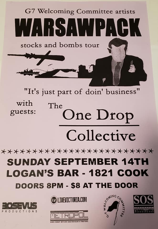 Warsaw Pack, One Drop @ Logan's Pub Sep 14 2003 - May 16th @ Logan's Pub
