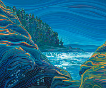 Between the Rocks at Sombrio by 
Mike Lathrop