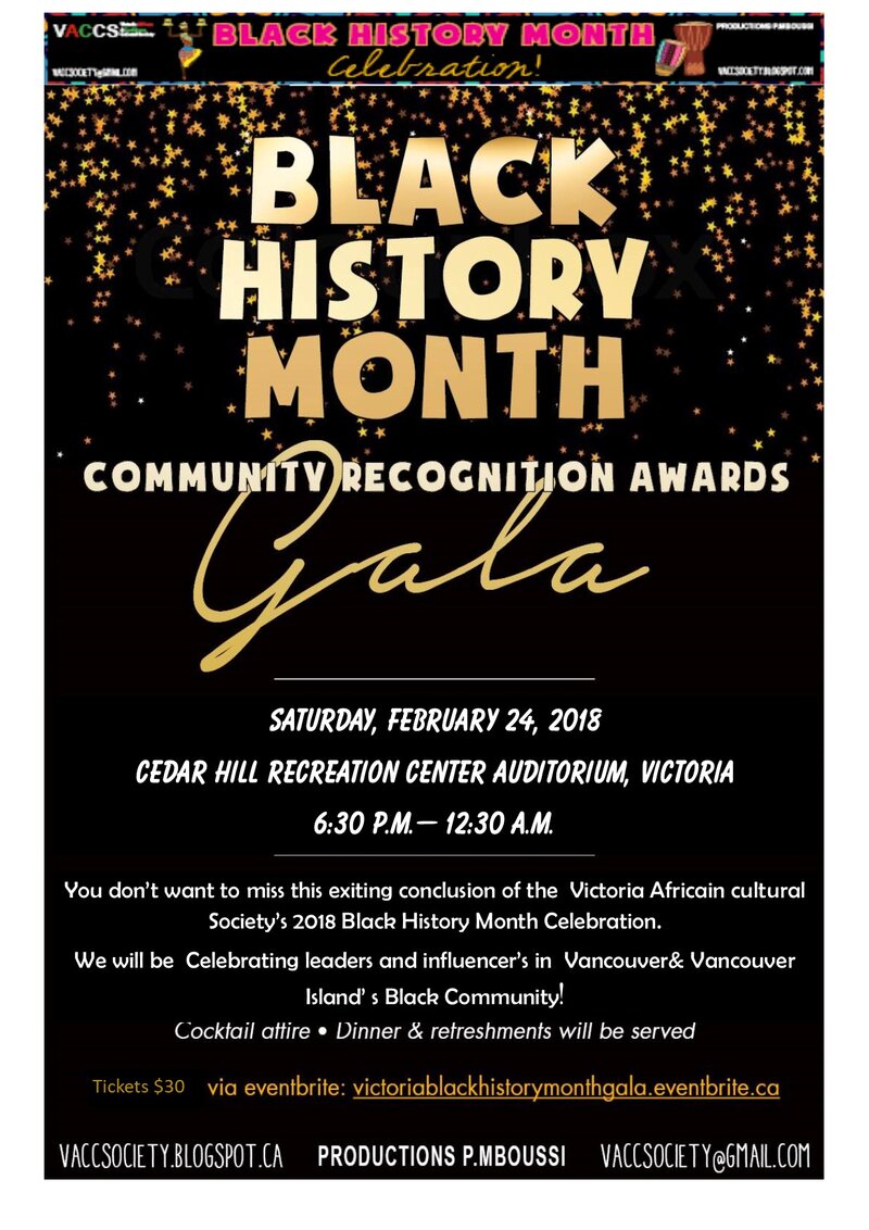 Black History/African Heritage Month Closing Gala @ The Arts Centre at Cedar Hill  Feb 24 2018 - May 10th @ The Arts Centre at Cedar Hill 