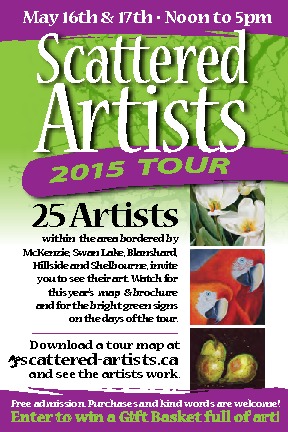 Scattered Artists 2015 Tour @ Scattered Artists 2015 Tour May 16 2015 - May 5th @ Scattered Artists 2015 Tour