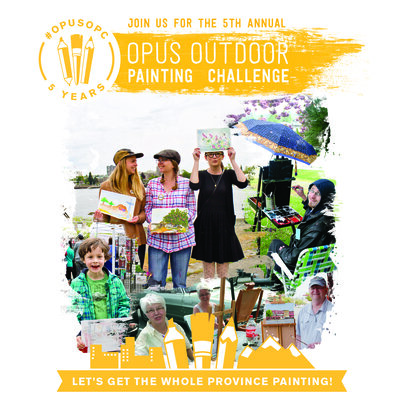 Opus Outdoor Painting Challenge @ Opus Art Supplies May 15 2016 - May 7th @ Opus Art Supplies
