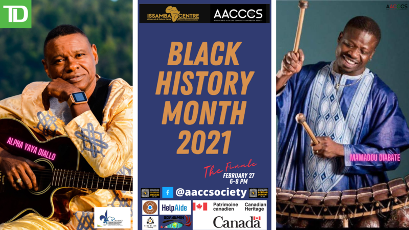 Issamba Bites - Grand Finale - Black History Month 2021: Alpha Yaya Diallo, Mamadou Diabate @ Online Feb 27 2021 - May 8th @ Online
