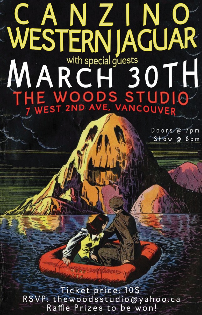 Western Jaguar, Canzino @ The Woods Studio Mar 30 2018 - May 7th @ The Woods Studio