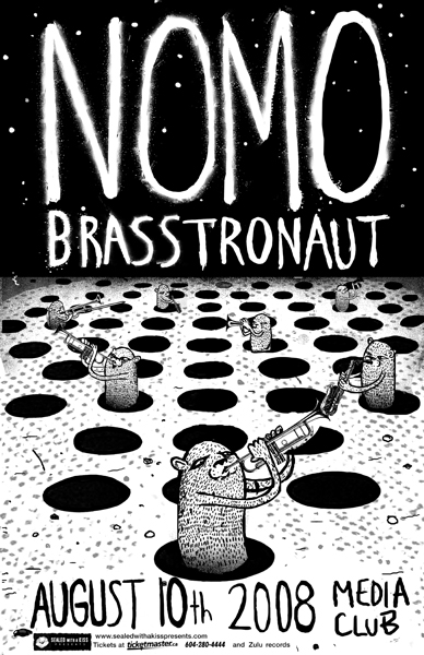 NOMO, Brasstronaut @ The Media Club - Aug 10, 2008